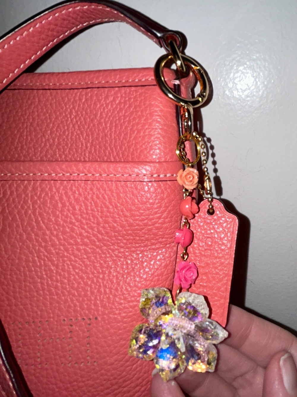 Coach File Crossbody in Perforated Pebble Leather .  Like New! - Picture 3 of 15